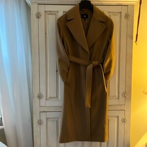 Women’s new Banana Republic wrap coat wool and cashmere lined.